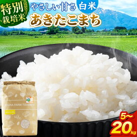 【ふるさと納税】米【特別栽培米】あきたこまち 白米 【選べる 5kg〜20kg】令和7年産 青森県弘前市産 [5キロ 小分け あきたこまち 特別栽培米 白米 精米 ブランド米 青森県 弘前市産]