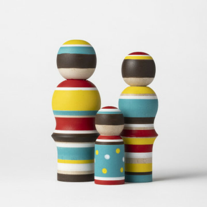 楽天市場】【ふるさと納税】ルビンのこけし(カラフル/ファミリー  