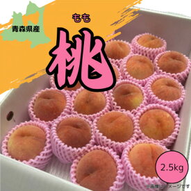 【ふるさと納税】青森県産 本州最北端の桃 3kg【2025年8月中旬～発送開始】【配送不可地域：離島】【1548650】