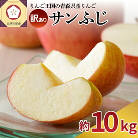 【ふるさと納税】【選べる配送時期】【訳あり】 りんご 約 10kg サンふじ 青森産 / 不揃い 規格外 くだもの 果物 フルーツ リンゴ 林檎 サンフジ 旬 お取り寄せ 産地直送 送料無料 青森 県 五所川原