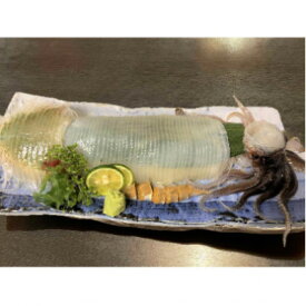 【ふるさと納税】いか刺し　青森県三沢産　赤とんぼ　約100g×2枚(計約200g)【配送不可地域：離島】【1679723】