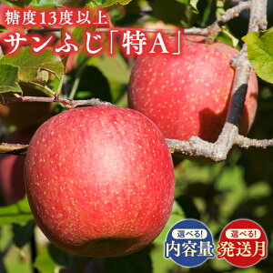 【ふるさと納税】≪発送月と内容量が選べる≫ 青森県産 サンふじりんご 「 ...