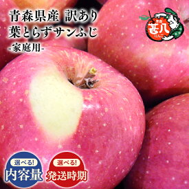 【ふるさと納税】≪内容量と発送時期が選べる≫青森県産 家庭用 甚八りんご 葉とらずサンふじ 約3kg 約5kg 1〜2月発送【青森県 平川市 マルジンサンアップル】 葉とらず サンふじ 青森 青森県産 平川 りんご リンゴ 林檎 くだもの 果物 フルーツ レビューキャンペーン