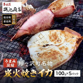【ふるさと納税】イカ 炭火焼きイカ 5パック セット 青森 いか 干物 干物セット するめ スルメ スルメイカ 海鮮 魚介類 魚介 海産物 国産 加工食品 惣菜 青森県 鰺ヶ沢町 ※ご入金確認後 3ヶ月以内の発送になります。