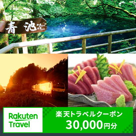 【ふるさと納税】【青森県深浦町】対象施設で使える 楽天トラベルクーポン 寄附額100,000円（クーポン 30,000円）　【高級宿・宿泊券・旅行】