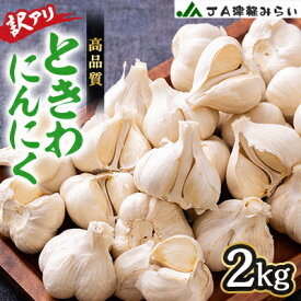 【ふるさと納税】JA津軽みらいの訳アリときわにんにく2kg_ にんにく ニンニク 大蒜 ときわ 訳あり 青森県産 野菜 美味しい 人気 常備菜 保存 食材 送料無料 【配送不可地域：離島・沖縄県】【1379437】
