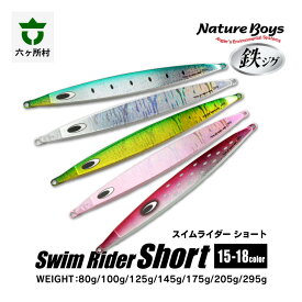 【ふるさと納税】鉄ジグ SS（SwimRiderShort / スイムライダーショート） 80g ～ 295g 15色 ルアー 釣具 釣り具 フィッシング 鉄製 魚 釣れる 人気 おすすめ ギフト お中元 お歳暮 ふるさと 返礼品 六ヶ所村 青森 送料無料 【青森宝栄工業】
