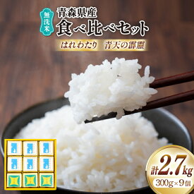 【ふるさと納税】 米 無洗米 令和6年 青森県産 食べ比べ 2合 キューブ セット はれわたり 6個 青天の霹靂 3個 化粧箱入り [わか本米店 青森県 おいらせ町 oi02ayo800015] お米 令和6年産 ブランド米 ごはん ご飯 白米 精米 こめ 詰め合わせ セット