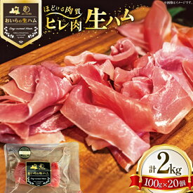 【ふるさと納税】 生ハム ひれ生ハム 100g×20袋 計2kg [日本ハムマーケティング 青森県 おいらせ町 oi02ayo820025] 肉 豚肉 ヒレ 希少部位 冷蔵