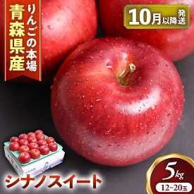 【ふるさと納税】【2026年産・先行予約】青森りんご【シナノスイート】約5kg（12〜20玉）★2026年10月中旬〜11月下旬頃まで発送予定★りんご 林檎 リンゴ 国産 シナノスイート フルーツ 果物 贈答 土産 青森県 三戸町