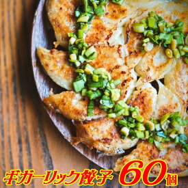 【ふるさと納税】餃子 パワーみなぎる！ギガーリック餃子・特製タレ付20個/40個/60個 ギョウザ ニンニク ガーリック 国産 青森県産 三戸町 送料無料