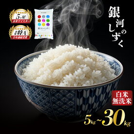 【ふるさと納税】 【最短7日程度発送】 銀河のしずく 選べる容量 無洗米 白米 お米マイスター推奨 岩手 盛岡市産 米 国産 お米 精米 白米 こめ コメ おこめ ごはん 常温 岩手県 佐々木米穀 sasaki001P