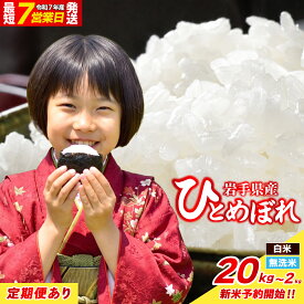 【ふるさと納税】 《最短7営業日発送》無洗米 定期便 新米予約 2kg 5kg 10kg 20kg 新米 先行予約 選べる 令和7年産 令和8年産 コメ お米 おこめ ライス 寄付額見直し 岩手県 盛岡市 岩手県産 岩手 盛岡 北日本製袋 kitanihon001P