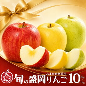 【ふるさと納税】 先行予約 贈答用 旬の盛岡りんご 3kg 5kg 10kg 2種以上 詰め合わせ 発送月選べる りんご シナノゴールド 王林 サンふじ はるか シナノスイート 晩生品種 家庭用 令和8年産 果物 くだもの フルーツ 林檎 岩手県 盛岡市 東北 岩手 盛岡 藤与果樹園 fujiyo007P