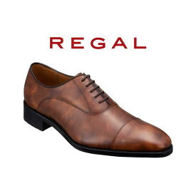 【ふるさと納税】リーガル ビジネス シューズ 315R 23.5cm～27cm REGAL ストレートチップ ブラウン 盛岡市産モデル 紳士 靴 メンズ 本革 革靴 紳士靴 ビジネスシューズ ドレスシューズ フォーマル フォーマルシューズ 男性 牛革 茶色 国産 ファッション 岩手 盛岡