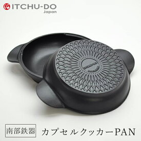 【ふるさと納税】鉄分補給に最適 南部鉄器 カプセルクッカー【直火対応】【IH200V対応】 雑貨 日用品