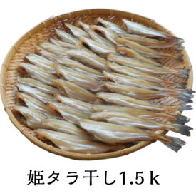 【ふるさと納税】姫タラ干　約1.5kg【配送不可地域：離島】【1710005】