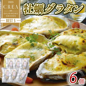 【ふるさと納税】 牡蠣グラタン 6個 レンジ調理 電子レンジ 個包装 冷凍 グラタン お惣菜 惣菜 簡単 手軽 かき 牡蠣 カキ オイスター oyster ごはん 夕飯 おかず おつまみ 晩酌 米 丼 海産物 海鮮 魚介 魚介類 贈答品 お中元 大船渡 三陸 岩手県 国産
