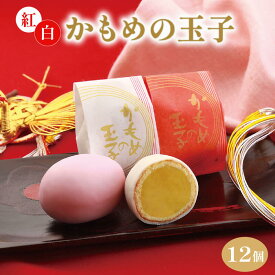 【ふるさと納税】 紅白かもめの玉子 12個 菓子 お菓子 スイーツ おやつ 銘菓 個包装 贈答 のし プレゼント お礼 お供え 食べ物 退職 内祝い 祝い 父の日 母の日 お歳暮 お中元 さいとう製菓 三陸 岩手県 大船渡市