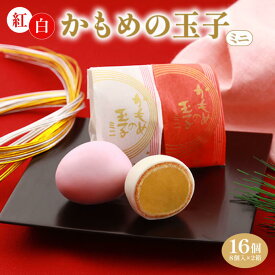 【ふるさと納税】 紅白かもめの玉子 ミニ 16個 (8個入×2箱) 菓子 お菓子 スイーツ おやつ 銘菓 個包装 贈答 のし プレゼント 祝い 父の日 母の日 お歳暮 お中元 ギフト プレゼント お祝い さいとう製菓 三陸 岩手県 大船渡市