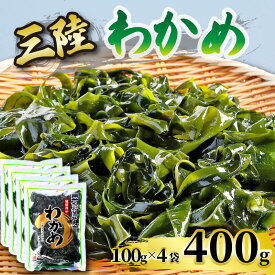 【ふるさと納税】 わかめ 選べる 容量 100g～400g 湯通し 塩蔵わかめ 若芽 ヘルシー サラダ 海鮮 海藻 魚貝類 魚介類 小分け みそ汁 スープ 酢の物 わかめごはん 2000円 5000円 2千円 5千円 二千円 五千円 2000円以内 5000円以内 三陸 大船渡 三陸産 岩手県 大船渡市