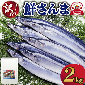 【ふるさと納税】 【先行予約】 訳あり さんま 約2kg 冷蔵 [発送:2026年9月〜2026年11月末] サンマ 秋刀魚 生さんま 鮮さんま 鮮魚 ふるさと納税 不揃い 生サンマ 規格外 魚 焼き魚 旬 産地直送 季節 限定 海鮮 大船渡 三陸三陸 岩手 大船渡市