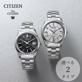 【ふるさと納税】シチズン 腕時計 CITIZEN ザ・シチズン AQ4100-57E AQ4100-57B 選択可能 メンズ 時計 プレゼント ギフト 贈答 贈り物 誕生日 記念日 お祝い 父の日 ソーラー 岩手県 北上市 松村時計店