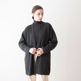 【ふるさと納税】【12/7入金確認分まで年内発送】『 UTO 』 レディース　ベビー カシミヤ 100% ボックスシルエット カーディガン 最高級 カシミヤ100% cashmere 母の日 バレンタイン ホワイトデー お祝い プレゼント 無地 単色 秋冬 ユーティーオー 岩手県 北上市 Y0058