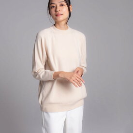 【ふるさと納税】【12/7入金確認分まで年内発送】『 UTO 』 レディース ベビーカシミヤ100% リラックスラグランセーター 最高級 カシミヤ 日本製 cashmere 母の日 バレンタイン ホワイトデー お祝い プレゼント 無地 単色 秋冬 ユーティーオー岩手県 北上市 X0073