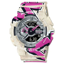 【ふるさと納税】 カシオ G-SHOCK GA-110SS-1AJR ホワイト ピンク ウォッチ メンズ レディース 誕生日 記念日 お祝い 卒業 入学 入社 成人 祝い プレゼント ギフト 贈答 贈りもの 贈り物 松村時計店