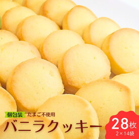 【ふるさと納税】 さくさく バニラクッキー 詰め合わせ 手作り 個包装 小分け 簡易包装 手土産 茶菓子 シンプル 卵不使用 無香料 無着色 焼き菓子 手作り 水曜屋 岩手県 北上市 C0561