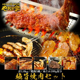 【ふるさと納税】極旨焼肉セット1kg 【やまなか家】焼肉 牛肉 冷凍 BBQ アウトドア パーティー お祝い ガッツリ ハラミ ステーキ セセリ 豚トロ 赤身 カルビ 母の日 父の日 お中元 お土産 贈り物 ご贈答 KYフーズ （K3-013）