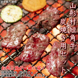 【ふるさと納税】【2月お届け分】山形村短角牛炭焼き用セット