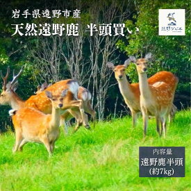 【ふるさと納税】ジビエ 鹿肉 遠野鹿 選べる 1頭 / 半頭買い カタ、アバラ、モモ / 遠野ジビエ シカ肉 しか肉 岩手県 遠野市 冷凍 遠野ジビエの里 毘沙門商会 旨味 赤身肉 カレー 料理 小分け 厳選 ヘルシー 栄養 熟成 天然 自然 猟師 送料無料