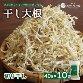 【ふるさと納税】【岩手県 遠野】菊池農産の干し大根(切り干し)40g×10袋 / 道の駅遠野風の丘【1532263】