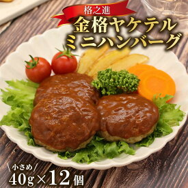 【ふるさと納税】 お湯で温めるだけ 格之進 ヤケテル金格ハンバーグ 12個セット(4個入りパック×3セット) 無添加 湯煎 ボイル 時短 調理済み 肉汁 塩麹 牛肉 豚肉 白金豚 国産 高評価 贈答用 ギフト 子供 人気 おすすめ 岩手県 一関市