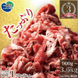 【ふるさと納税】格之進 国産牛 切り落とし 900g〜3600g ふるさと納税 贈り物 プレゼント ギフト 焼肉 すき焼き ステーキ しゃぶしゃぶ 鍋 バーベキュー BBQ 肉 牛肉 人気 小分け 国産 冷凍 お弁当 高級 絶品 送料無料 岩手県 一関市