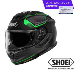 【ふるさと納税】SHOEI ヘルメット GT-Air3 MIKE TC-4 (GREEN/BLACK) マットカラー ふるさと納税 (パーソナルフィッティングご利用券付) バイク フルフェイス ショウエイ バイク用品 ツーリング SHOEI品