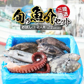 【ふるさと納税】魚 鮮魚 詰め合わせ セット 冷蔵《お試し 1~2人用》【下処理可】 ≪特選≫ 【 海鮮 無添加 新鮮 三陸産 国産 天然 海鮮 お刺身 魚介 魚介類 海藻 鮮魚BOX ボックス お祝い 宴会 時短 便利 簡単 お手軽 さかな おさかな 岸屋商店 産地直送 】