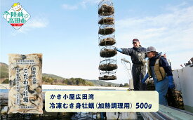 【ふるさと納税】 牡蠣 むき身 500g Mサイズ 個数が選べる 1袋〜5袋 加熱用 [ かき カキ 牡蠣むき身 むき身牡蠣 海鮮 魚介 魚介類 貝 冷凍 小分け カキフライ オイル漬け アヒージョ 鍋 牡蠣鍋 バーベキュー キャンプ 三陸産 広田湾産 岩手県 陸前高田市 かき小屋広田湾 ]