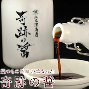 【ふるさと納税】八木澤商店 奇跡の醤(ひしお) 500ml × 1本 【 醤油 しょうゆ 調味料 醸造 発酵 奇跡 震災 復興 支援 復活 人気 おすすめ お取り寄せ リピート 料理 お中元 お歳暮 ギフト プレゼ