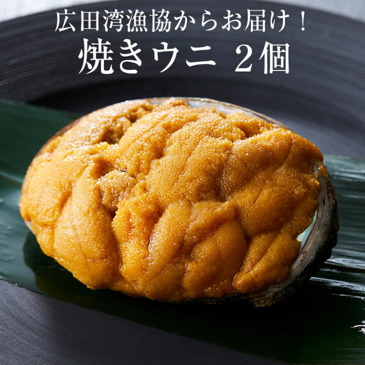 楽天市場】【ふるさと納税】無添加 焼きウニ 80g × 2個 セット 広田湾 