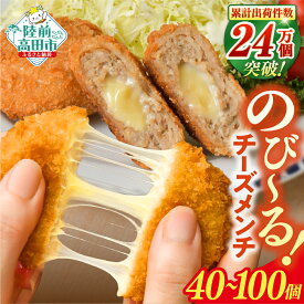 【ふるさと納税】メンチ お弁当 おかず ＼高評価4.87／とろ〜り チーズの メンチカツ 選べる 内容量 40個 100個 7000円 選べる発送月 [ 高評価 大容量 おためし 鶏肉 肉 カツ コロッケ チーズ フライ 揚げ物 人気 惣菜 簡単 冷凍 冷凍食品 おつまみ 小分け 和風おかず ]