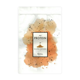 【ふるさと納税】ウェリナ ソイプロテイン 黒蜜きなこ味 500g プロテイン サプリメント 健康 国内生産 大豆プロテイン タンパク質 ダイエット 美容 ソイ 健康食品 粉末 送料無料