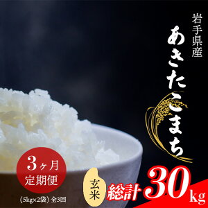 【ふるさと納税】 【令和7年産】【先行予約】 2025年産 岩手県産 米 こめ お米 玄米 選べる 発送回数 1回 3回 6回 容量 5kg 10kg あきたこまち / げんまい ご飯 ごはん おこめ ライス 単発便 定期