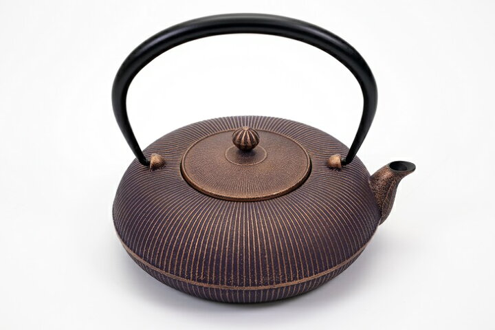 楽天市場】【ふるさと納税】 南部鉄器 鉄瓶 立目 紫金 0.8L 【及富作 