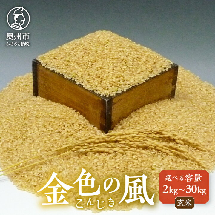 楽天市場】【ふるさと納税】 新登場の高級米 岩手県奥州市産 金色の風  