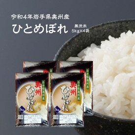 【ふるさと納税】 奥州市産 ひとめぼれ 無洗米 令和5年産 10kg/20kg/30kg 【第三ライスセンター】 [BC001]