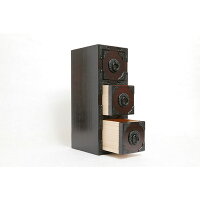 【ふるさと納税】岩谷堂箪笥職人が作るIwayadocraft三ツ小抽出漆仕上げ