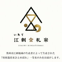 【ふるさと納税】江刺金札米ひとめぼれ無洗パック米2kg×5袋岩手県奥州市産